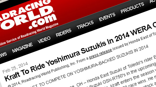 WKR Yoshimura Press Release