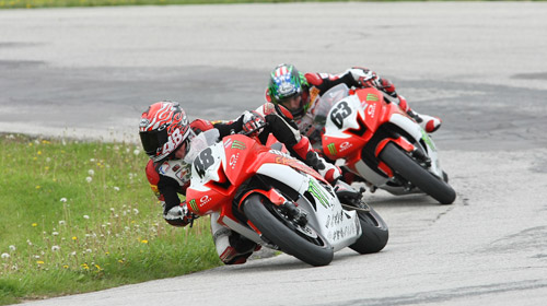 Finishing 1-2 in 600 Superbike