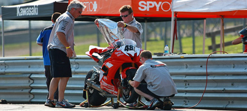 Hot Pit Lane at Mid-Ohio